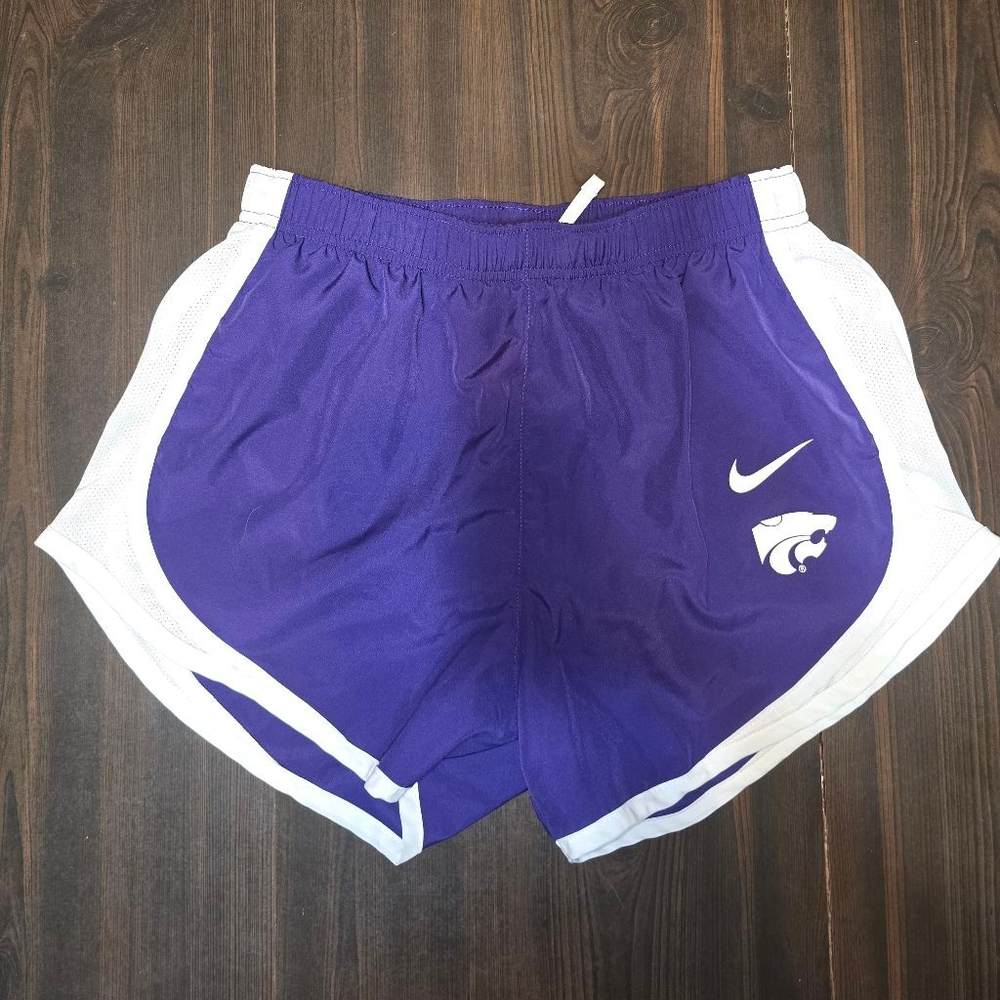 Nike Dri-FIT Kansas State Wildcats Shorts Purple White S